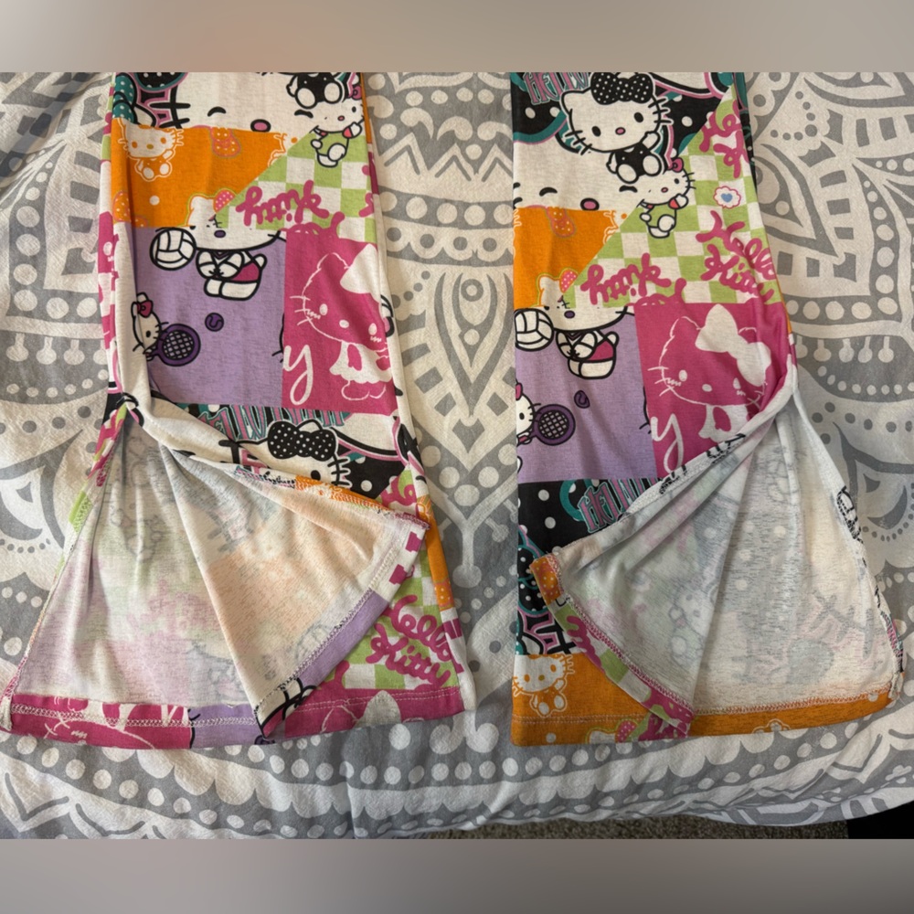Hello Kitty Patterned Bell Bottoms - image 3